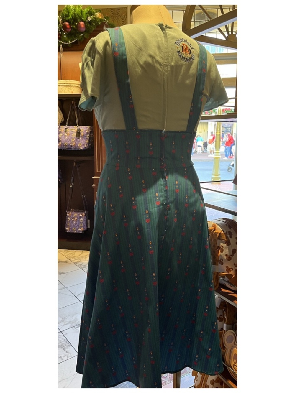 Disney The Dress Shop DISNEYLAND Railroad Midi Dress Size MEDIUM - NEW - Picture 5 of 7